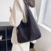 Women's Crossbody Bag Shoulder Bag Hobo Bag Corduroy Outdoor Daily Holiday Large Capacity Lightweight Durable Solid Color off white Black Grey