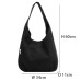 Women's Crossbody Bag Shoulder Bag Hobo Bag Corduroy Outdoor Daily Holiday Large Capacity Lightweight Durable Solid Color off white Black Grey