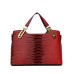 Women's Handbag PU Leather New Year Daily Large Capacity Solid Color Geometric Black Dark Purple Red