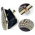 Women's Clutch Evening Bag Wristlet Polyester Party Rhinestone Chain Lightweight Durable Anti-Dust Color Block Patchwork Silver Black Gold