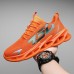 Men's Sneakers Fleece lined Walking Vintage Casual Outdoor Daily Leather Warm Height Increasing Comfortable Lace-up Black White Orange Fall Winter