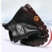 Women's Sneakers Boots Plus Size Handmade Shoes Outdoor Daily Solid Color Booties Ankle Boots Winter Flat Heel Round Toe Casual Comfort Minimalism Walking PU Lace-up Black Red Brown