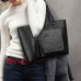 Women's Tote Shoulder Bag Tote PU Leather Office Daily Going out Tassel Large Capacity Solid Color Black Red Light Brown