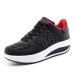 Women's Sneakers Plus Size Platform Sneakers Outdoor Daily Summer Winter Platform Round Toe Fashion Sporty Casual Walking PU Lace-up Black / White Black / Red Pink / Grey