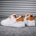 Men's Sneakers Skate Shoes Slip-on Sneakers White Shoes Walking Classic Casual Outdoor Daily Canvas Breathable Loafer White Brown Gray Summer