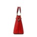 Women's Handbag Bag Set PU Leather Office Daily Large Capacity Anti-Dust Geometric Black Red Purple