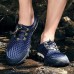 Men's Loafers & Slip-Ons Plus Size Comfort Shoes Casual Outdoor Daily Mesh Breathable Elastic Band Black Blue Coffee Summer Spring