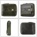 Men's Wallet Coin Purse Credit Card Holder Wallet Leather Cowhide Outdoor Shopping Daily Buckle Zipper Lightweight Solid Color Black Dark Green Orange