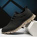 Men's Sneakers Casual Shoes Plus Size Flyknit Shoes Sporty Casual Outdoor Daily Tissage Volant Breathable Comfortable Slip Resistant Lace-up Yellow Brown Grey Spring Fall