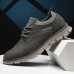 Men's Sneakers Casual Shoes Plus Size Flyknit Shoes Sporty Casual Outdoor Daily Tissage Volant Breathable Comfortable Slip Resistant Lace-up Yellow Brown Grey Spring Fall