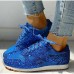 Women's Trainers Athletic Shoes Sneakers Bling Bling Shoes Sequins Bling Bling Sneakers Outdoor Daily Color Block Solid Colored Sequin Platform Flat Heel Round Toe Sporty Classic Casual Walking