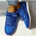 Women's Trainers Athletic Shoes Sneakers Bling Bling Shoes Sequins Bling Bling Sneakers Outdoor Daily Color Block Solid Colored Sequin Platform Flat Heel Round Toe Sporty Classic Casual Walking