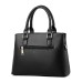 Women's Handbag Crossbody Bag Shoulder Bag PU Leather Office Daily Pendant Chain Solid Color Wine Black White