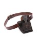 Men's Crossbody Bag Fanny Pack Mobile Phone Bag Belt Bag Cowhide Outdoor Daily Holiday Zipper Solid Color