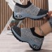 Women's Sneakers Plus Size Flyknit Shoes Outdoor Daily Color Block Summer Flat Heel Round Toe Sporty Casual Running Walking Tissage Volant Loafer Black And White Blue Grey Black gray