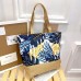 Women's Tote Shoulder Bag Canvas Tote Bag Canvas Outdoor Daily Holiday Zipper Flower Print Large Capacity Foldable Lightweight Geometric Flower Colorful feathers Autumn leaves Rainforest