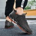 Men's Women Sneakers Plus Size Flyknit Shoes Walking Casual Daily Leather Comfortable Loafer Black White Red Spring Fall