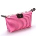 Women's Handbag Makeup Bag Cosmetic Bag Hobo Bag Nylon Party Office Travel Zipper Large Capacity Waterproof Lightweight Striped Black / White Watermelon Red Black