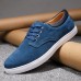 Men's Casual Shoes Comfort Shoes Walking Classic Casual Outdoor Daily Satin Breathable Comfortable Slip Resistant Elastic Band Wine Red Black Blue Fall