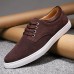 Men's Casual Shoes Comfort Shoes Walking Classic Casual Outdoor Daily Satin Breathable Comfortable Slip Resistant Elastic Band Wine Red Black Blue Fall