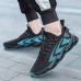 Men's Sneakers Running Shoes Blade Type Non-slip Cushioning Breathable Light Soft Running Road Running Rubber Knit Spring Fall Orange / Gray Black Green Black Sliver