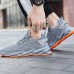 Men's Sneakers Running Shoes Blade Type Non-slip Cushioning Breathable Light Soft Running Road Running Rubber Knit Spring Fall Orange / Gray Black Green Black Sliver