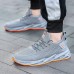 Men's Sneakers Running Shoes Blade Type Non-slip Cushioning Breathable Light Soft Running Road Running Rubber Knit Spring Fall Orange / Gray Black Green Black Sliver