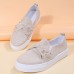 Women's Flats Slip-Ons Canvas Shoes Plus Size Comfort Shoes Outdoor Daily Solid Color Summer Rhinestone Zipper Flat Heel Round Toe Sporty Casual Walking Canvas Loafer Pink Beige