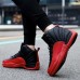 Men's Sneakers Boots Basketball Casual Daily Leather Comfortable Booties / Ankle Boots Loafer Dark Red Black Blue Spring Fall