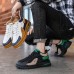 Men's Sneakers Casual Daily PU Waterproof Lace-up White / Blue Orange / Black Black Green Summer Spring