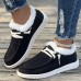 Women's Sneakers Boots Snow Boots Plus Size Slip-on Sneakers Outdoor Christmas Daily Geometric Color Block Fleece Lined Booties Ankle Boots Winter Flat Heel Round Toe Vintage Fashion Casual Running