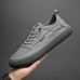 Men's Sneakers Platform Sneakers Walking Casual Outdoor Daily Canvas Breathable Elastic Band Black Green Gray Summer Spring