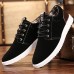 Men's Sneakers Casual Shoes Classic Sneakers Walking Vintage Casual Outdoor Daily Suede Breathable Height Increasing Lace-up Black Navy Blue Brown Summer Spring