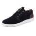 Men's Sneakers Casual Shoes Classic Sneakers Walking Vintage Casual Outdoor Daily Suede Breathable Height Increasing Lace-up Black Navy Blue Brown Summer Spring