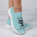 Women's Sneakers Slip-Ons Print Shoes Animal Print Flyknit Shoes Outdoor Daily Cat Flat Heel Fashion Casual Tissage Volant Pink Blue Purple