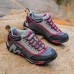 Women's Hiking Shoes Mountaineer Shoes Waterproof Shock Absorption Breathable Wearable Camping / Hiking Climbing Rubber Summer Spring Ash Dark Blue