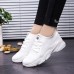 Women's Sneakers Pink Shoes Flyknit Shoes Daily Color Block Shoes And Bags Matching Sets Summer Lace-up Flat Heel Round Toe Casual Running Walking Tissage Volant Lace-up Black White Pink