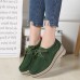 Women's Sneakers Platform Sneakers Slip-on Sneakers Barefoot shoes Outdoor Daily Solid Color Wedge Heel Round Toe Casual Minimalism Walking Satin Lace-up Black Blue Beige