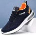 Men's Sneakers Sporty Look Flyknit Shoes Running Fitness & Cross Training Shoes Walking Sporty Casual Outdoor Athletic Daily Tissage Volant Breathable Comfortable Slip Resistant Lace-up Black Red