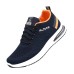 Men's Sneakers Sporty Look Flyknit Shoes Running Fitness & Cross Training Shoes Walking Sporty Casual Outdoor Athletic Daily Tissage Volant Breathable Comfortable Slip Resistant Lace-up Black Red