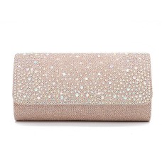 Women's Evening Bag Polyester Party / Evening Glitter Chain Glitter Shine Silver Black Champagne