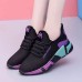 Women's Sneakers Comfort Shoes Outdoor Daily Color Block Winter Flat Heel Sporty Casual Comfort Running Mesh PU 8-1 plus velvet red 8-1 single shoes black purple 8-1 single shoes colorful red