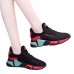 Women's Sneakers Comfort Shoes Outdoor Daily Color Block Winter Flat Heel Sporty Casual Comfort Running Mesh PU 8-1 plus velvet red 8-1 single shoes black purple 8-1 single shoes colorful red