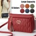 Women's Crossbody Bag Shoulder Bag Hobo Bag PU Leather Outdoor Daily Holiday Buttons Tassel Zipper Large Capacity Waterproof Lightweight Solid Color Quilted ArmyGreen Yellowish brown Maroon Red