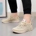 Men's Sneakers Sporty Look Flyknit Shoes Running Walking Sporty Casual Outdoor Daily Tissage Volant Breathable Comfortable Slip Resistant Lace-up Silver Black Apricot Summer Spring