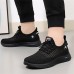 Men's Sneakers Sporty Look Flyknit Shoes Running Walking Sporty Casual Outdoor Daily Tissage Volant Breathable Comfortable Slip Resistant Lace-up Silver Black Apricot Summer Spring