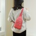 Zipper Front Sling Bag Casual Multi Pocket Chest Purse Outdoor Sports Crossbody Bag