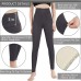 Women‘s Fleece-lined Leggings Ankle-Length Winter Leggings Micro-elastic High Waist Tights Casual / Sporty Weekend Yoga Black Gold Black S M Fall & Winter