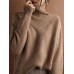 Women's Pullover Sweater Jumper Turtleneck Ribbed Knit Polyester Oversized Fall Winter Regular Outdoor Daily Going out Stylish Casual Soft Long Sleeve Solid Color Black Yellow Camel S M L