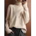 Women's Pullover Sweater Jumper Turtleneck Ribbed Knit Polyester Oversized Fall Winter Regular Outdoor Daily Going out Stylish Casual Soft Long Sleeve Solid Color Black Yellow Camel S M L